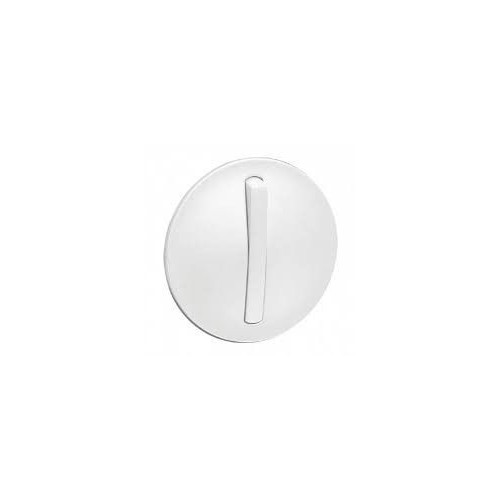 Enjoliveur étroit pour interrupteur, va-et-vient ou poussoir Soft blanc Céliane Legrand Réf: 065001