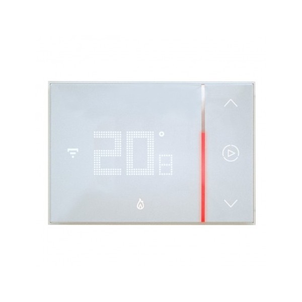 Thermostat connecté Smarther with Netatmo pour montage encastré 2 modules blanc Legrand Réf: 049038