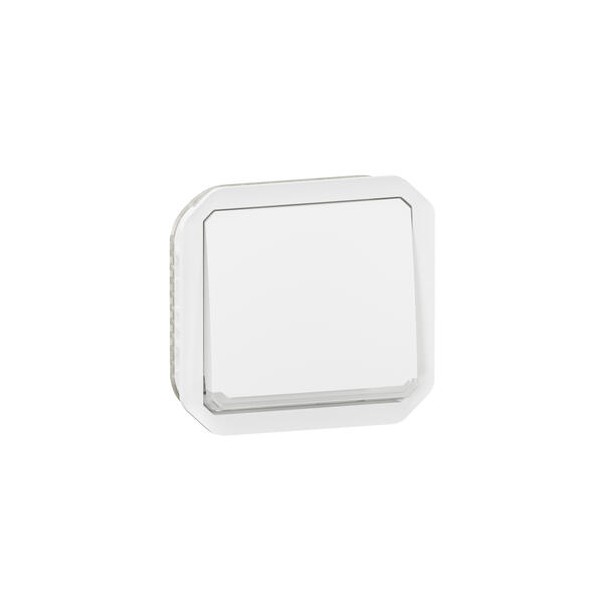 Interrupteur ou va-et-vient lumineux 10AX 250V Plexo composable blanc Legrand Réf. 069613L