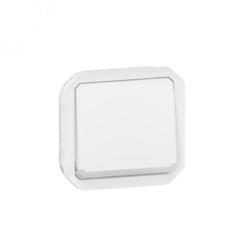Interrupteur ou va-et-vient 10AX 250V Plexo composable blanc Legrand Réf. 069612L