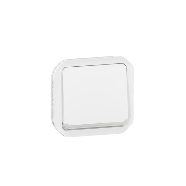 Interrupteur ou va-et-vient 10AX 250V Plexo composable blanc Legrand Réf. 069612L