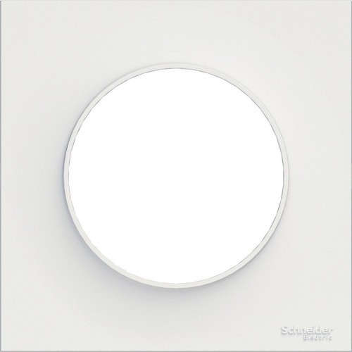 Plaque de finition simple blanc Schneider Odace Réf: S520702